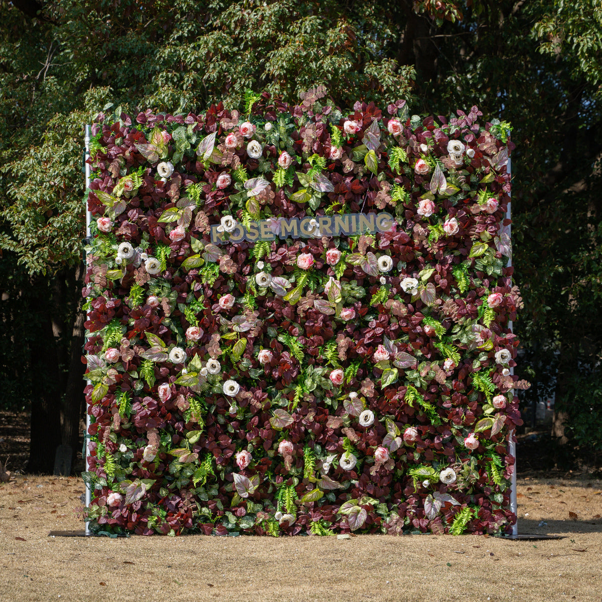 Adelaide：4D Fabric Artificial rolling up curtain flower wall (Ready to ship-Only USA)