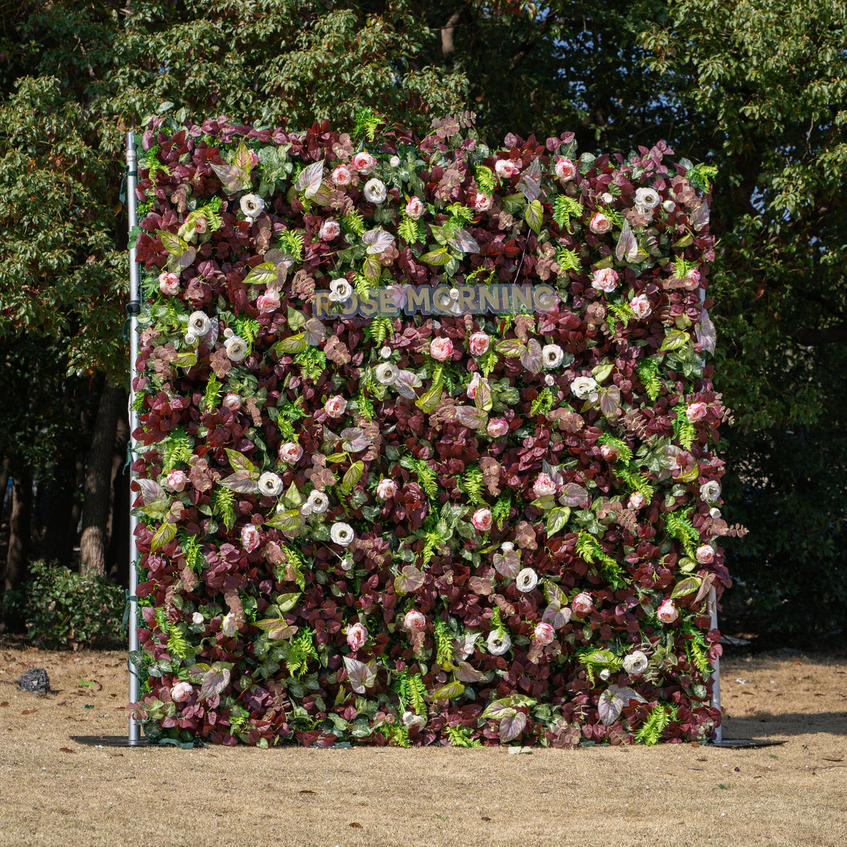 Adelaide：4D Fabric Artificial rolling up curtain flower wall (Ready to ship-Only USA)