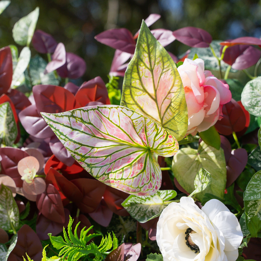 Adelaide：4D Fabric Artificial rolling up curtain flower wall (Ready to ship-Only USA)