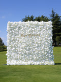 Angel：5D Fabric Artificial rolling up curtain flower wall (Ready to Ship)