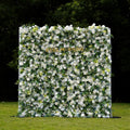 Arcadia：5D Fabric Artificial rolling up curtain flower wall