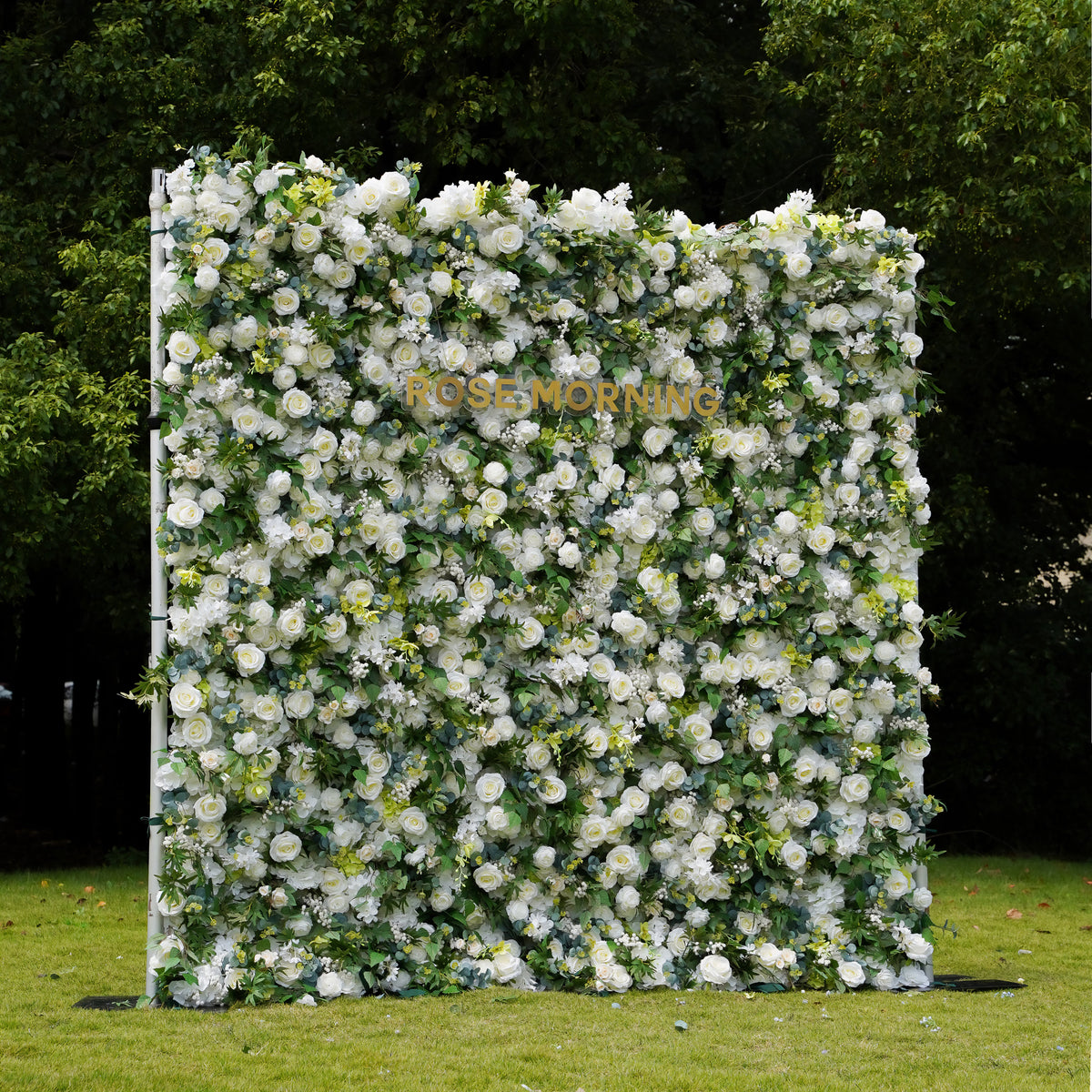 Arcadia：5D Fabric Artificial rolling up curtain flower wall