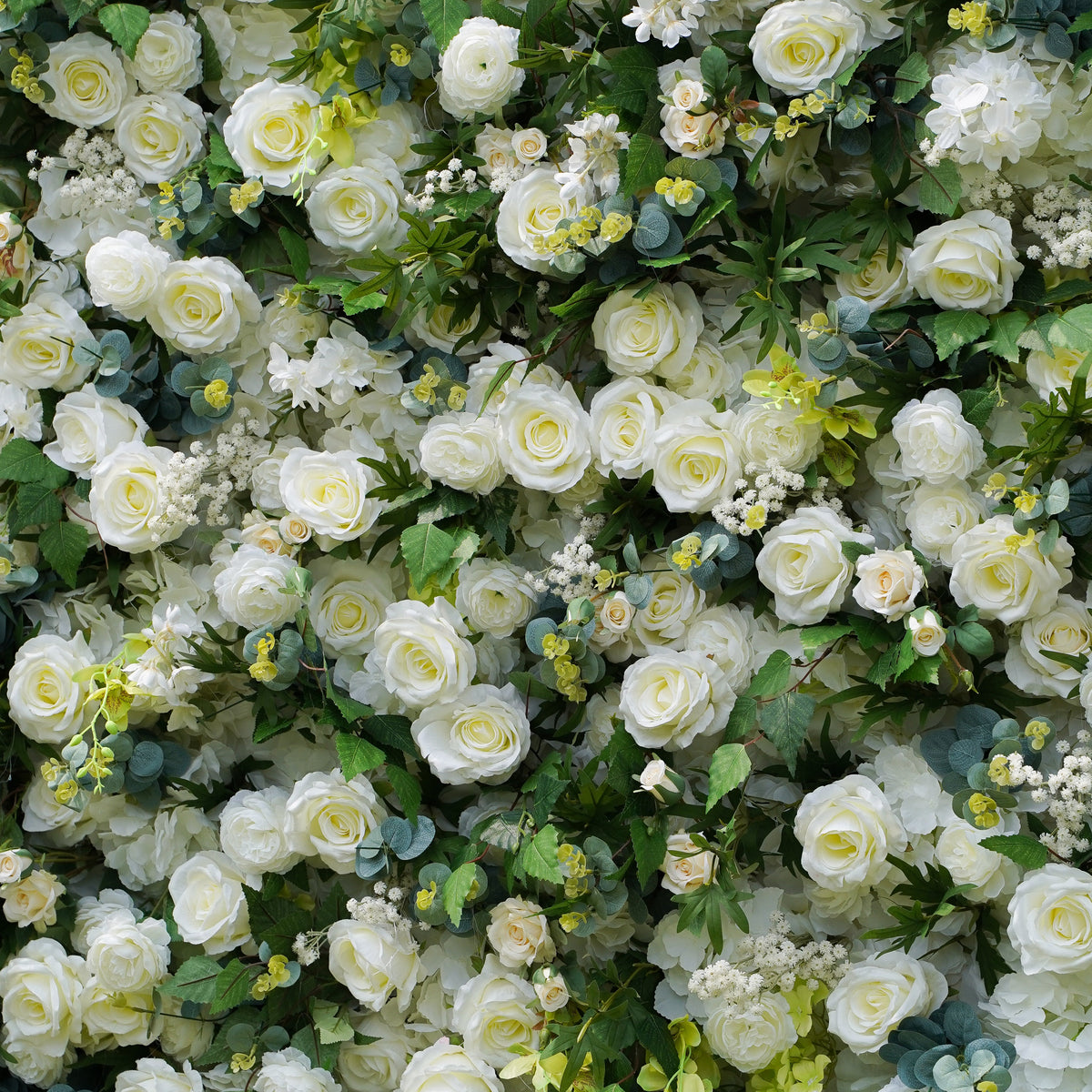 Arcadia：5D Fabric Artificial rolling up curtain flower wall