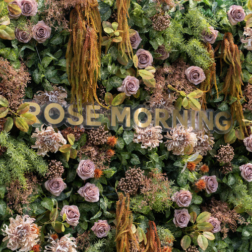 Autunno：Autumn Fall Flower Wall - 5D Fabric Seasonal Backdrop for Wedding Birthday Party Event Decoration