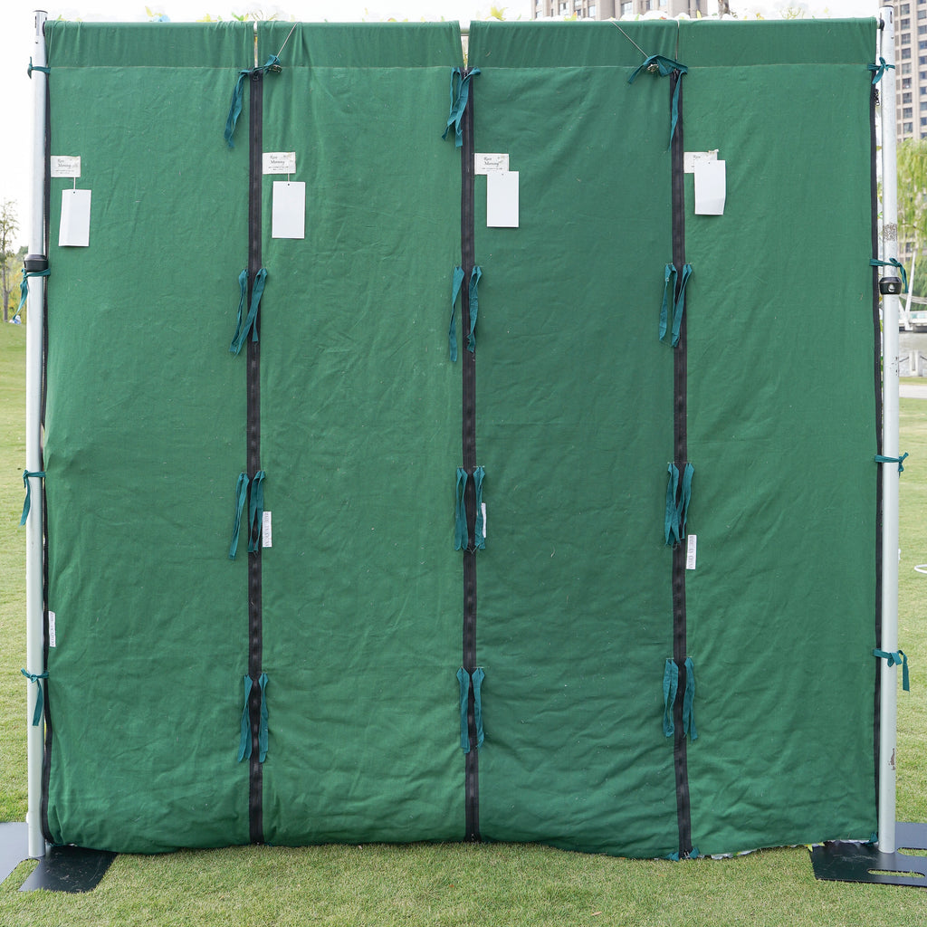 Poppy：4D Fabric Artificial rolling up curtain flower wall