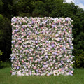 Briar：7D Fabric Artificial rolling up curtain flower wall