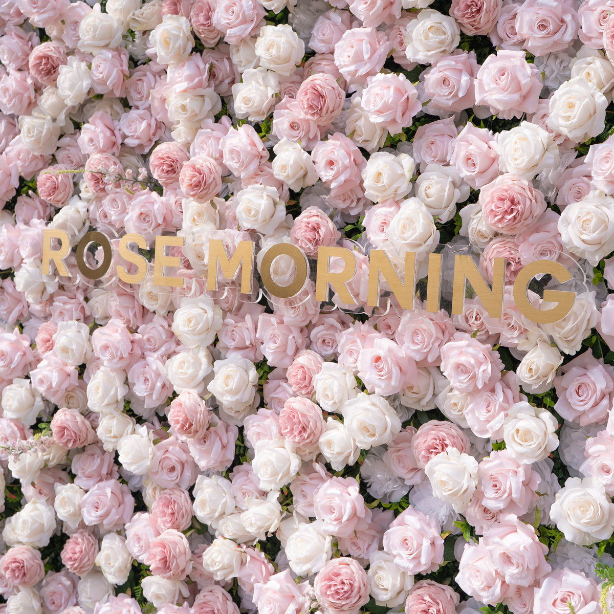 Caius: Luxury 5D Cream & Blush Silk Floral Wall Roll-Up Fabric Backdrop for Dreamy Garden Weddings & Bridal Showers