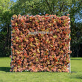 Cappuccino - Autumn Fall 5D Fabric Flower Wall Backdrop for Wedding Birthday Party Event Decoration