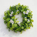American Large Shamrock Milan Wreath Door Decor St. Patrick's Day Hanging Door Wreath