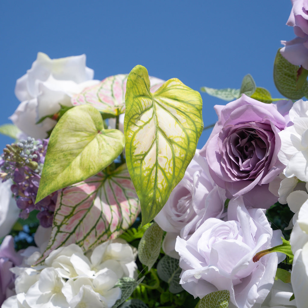 Danielle：5D Fabric Artificial rolling up curtain flower wall (Ready to ship-Only USA)