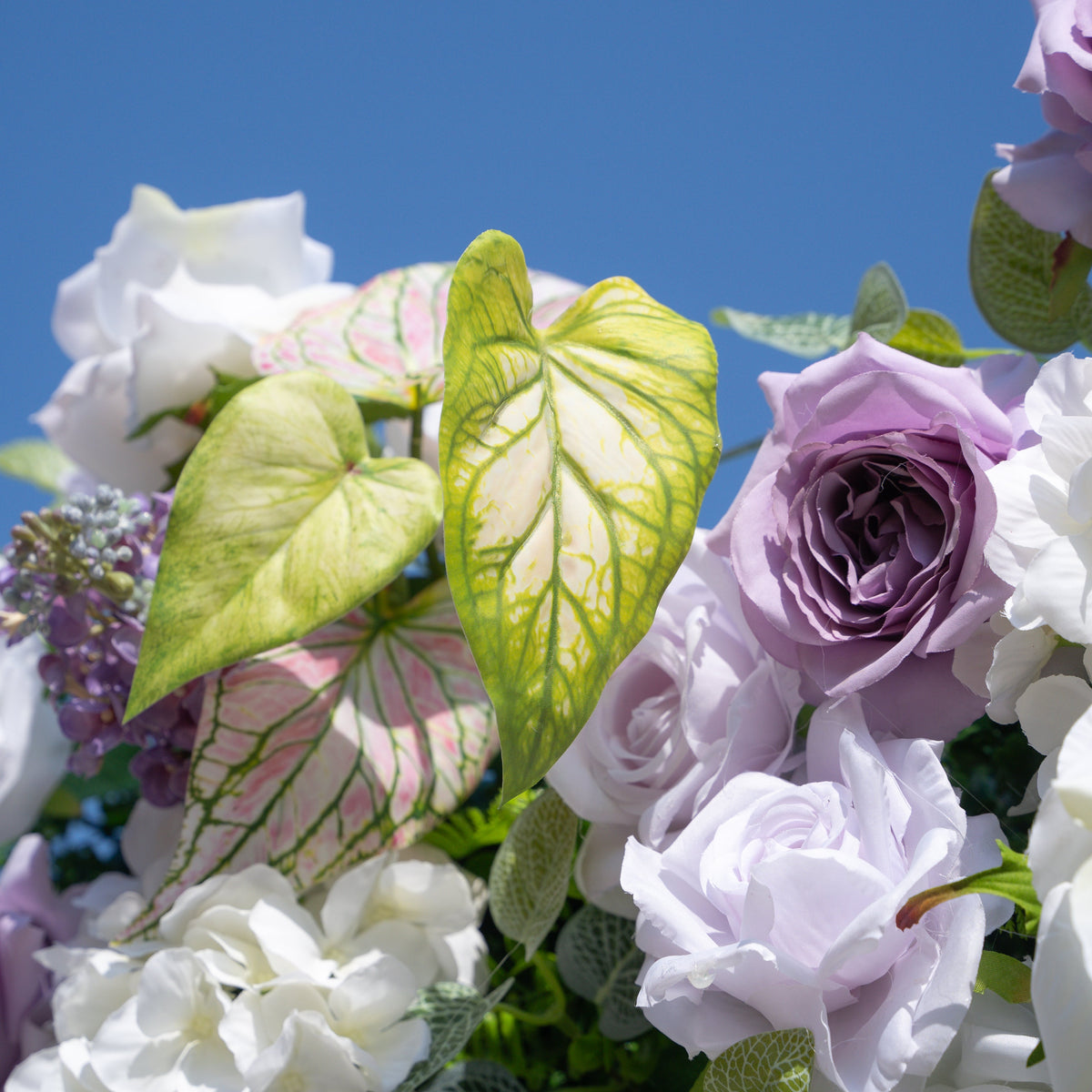 Danielle：5D Fabric Artificial rolling up curtain flower wall (Ready to ship-Only USA)