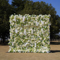 Diamond：7D Fabric Artificial rolling up curtain flower wall