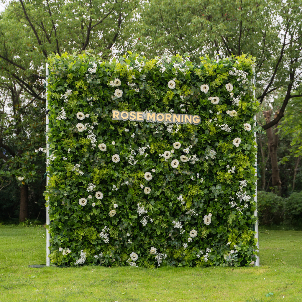 Eloise 2025：5D Fabric Artificial rolling up curtain flower wall