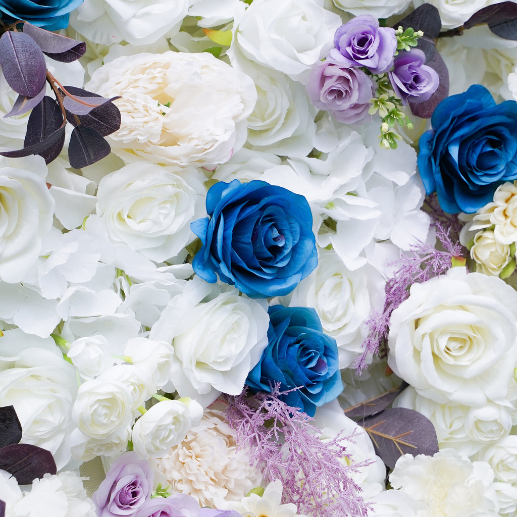 Erin：5D Fabric Artificial rolling up curtain flower wall