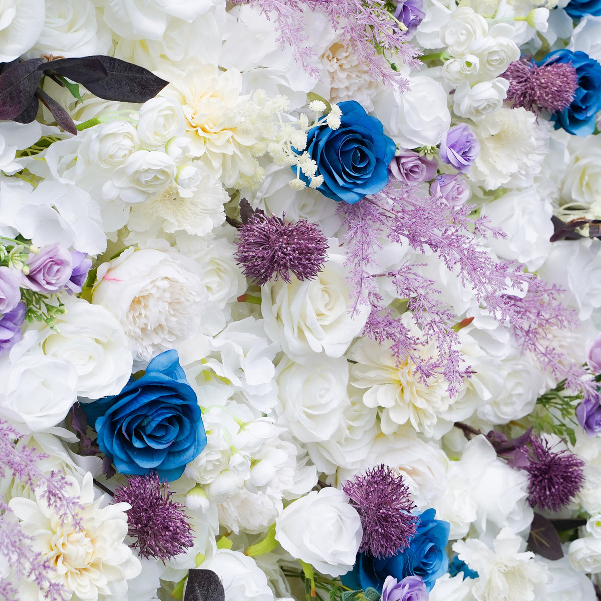 Erin：5D Fabric Artificial rolling up curtain flower wall