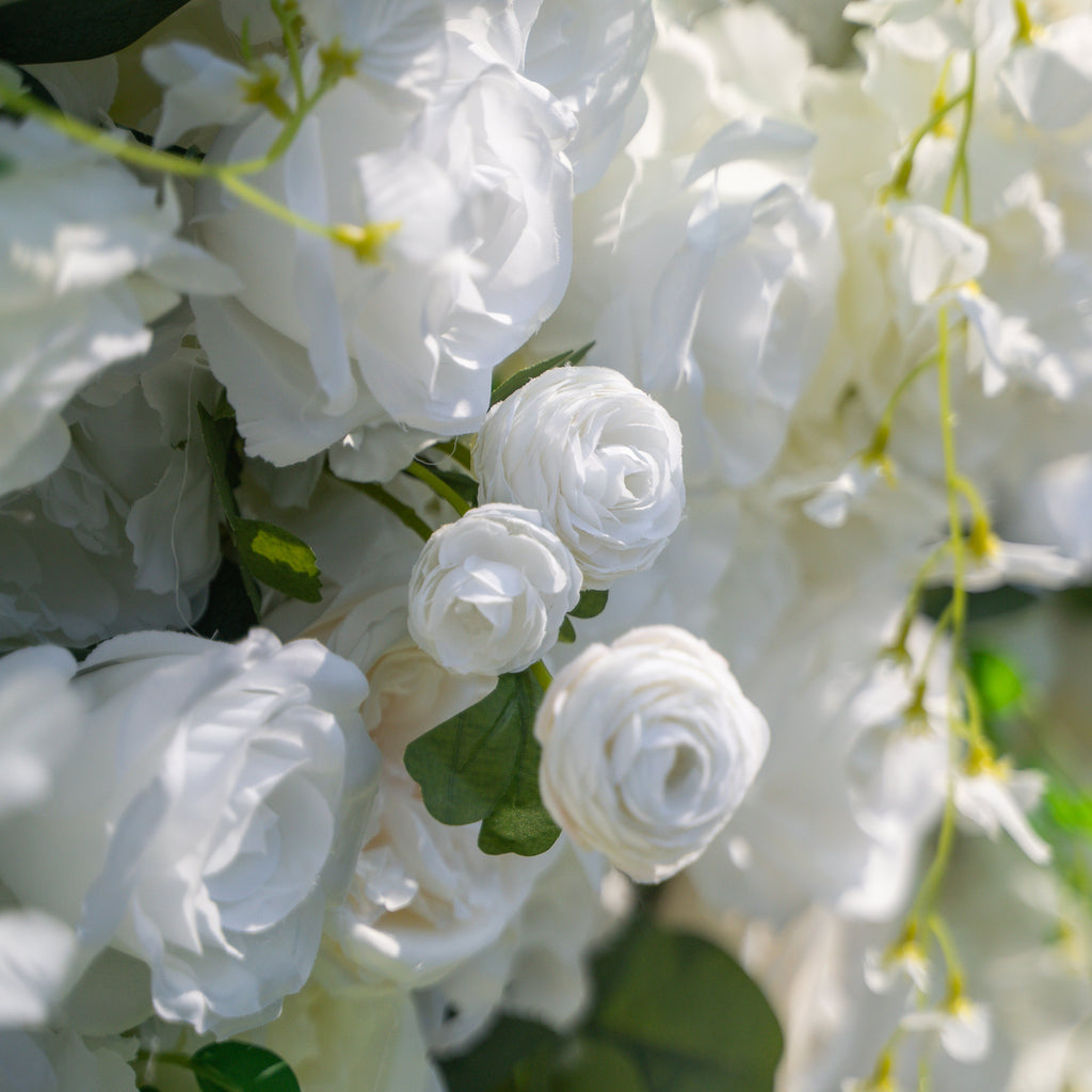 Eve 2025：5D Fabric Artificial rolling up curtain flower wall