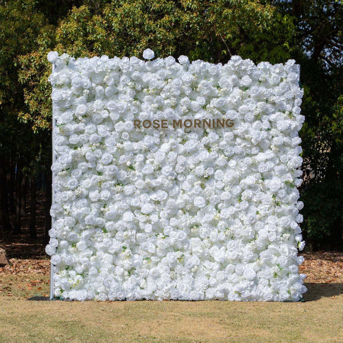 Felicity：5D Fabric Artificial rolling up curtain flower wall (Ready to ship)