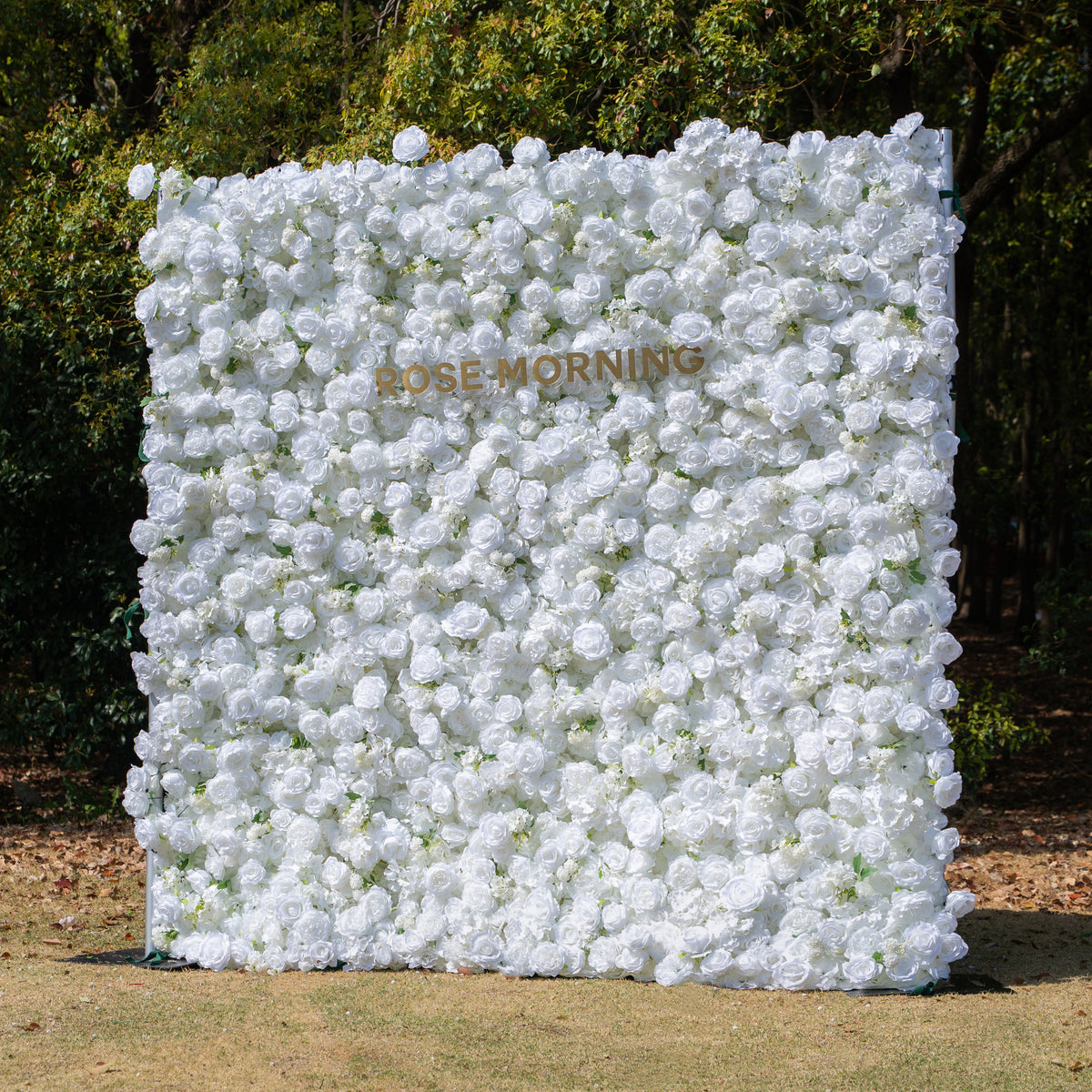 Felicity：5D Fabric Artificial rolling up curtain flower wall (Ready to ship)