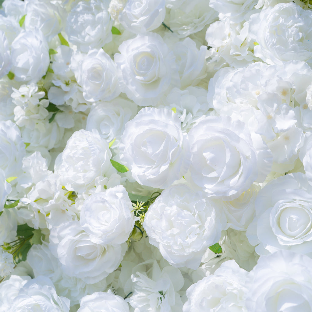 Felicity：5D Fabric Artificial rolling up curtain flower wall (Ready to ship)