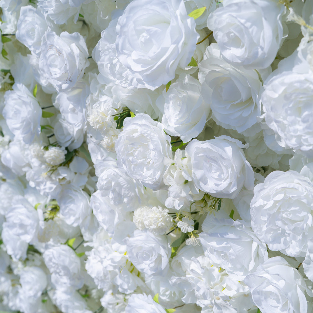 Felicity：5D Fabric Artificial rolling up curtain flower wall