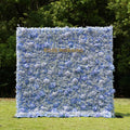 Fiona：5D Fabric Artificial rolling up curtain flower wall