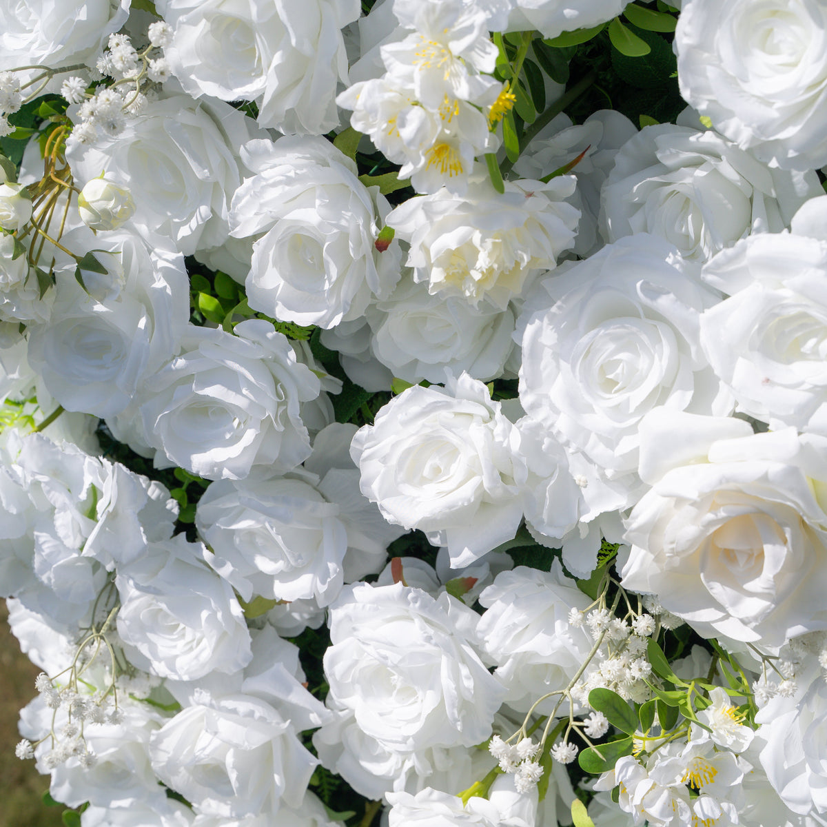 Friday - White Popular 5D Fabric Roll Up Flower Wall for Wedding Party Event Backdrop