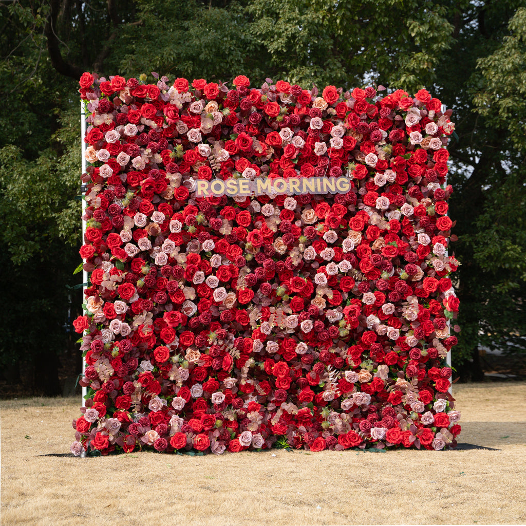 Grazie - Autumn Fall 5D Fabric Roll Up Flower Wall for Wedding Party Event Backdrop
