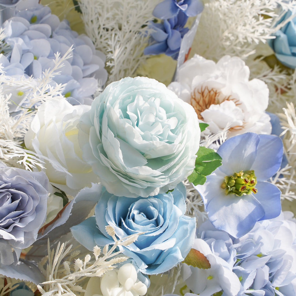 Harper：5D Fabric Artificial rolling up curtain flower wall