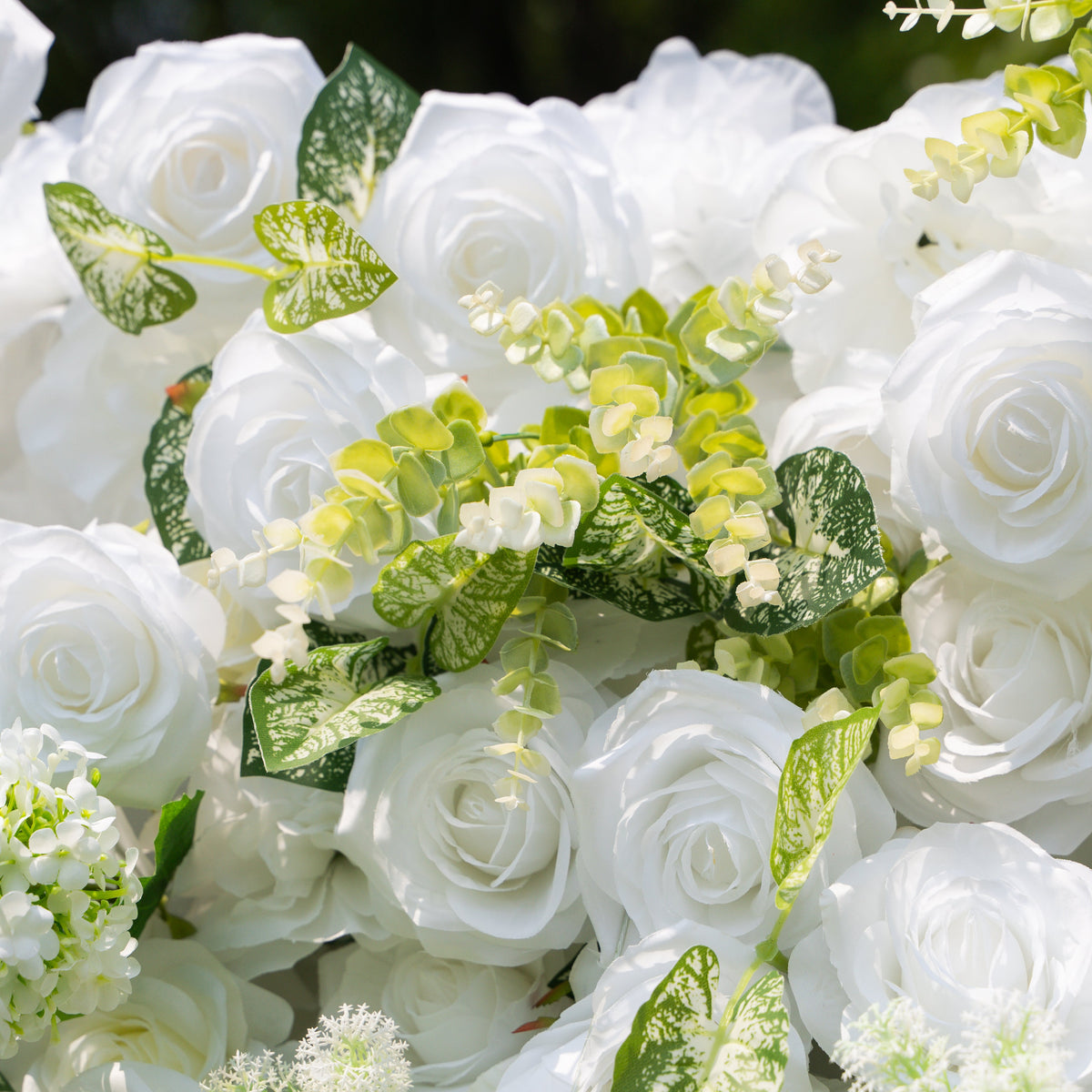 Icing ：3D Fabric Artificial rolling up curtain flower wall