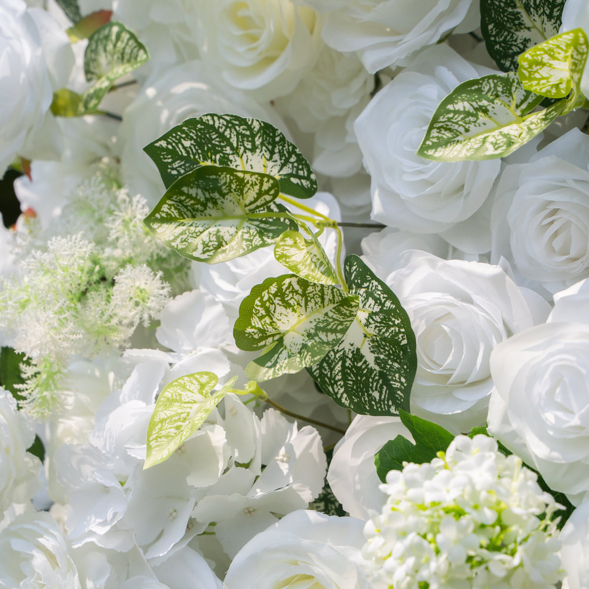 Icing ：3D Fabric Artificial rolling up curtain flower wall