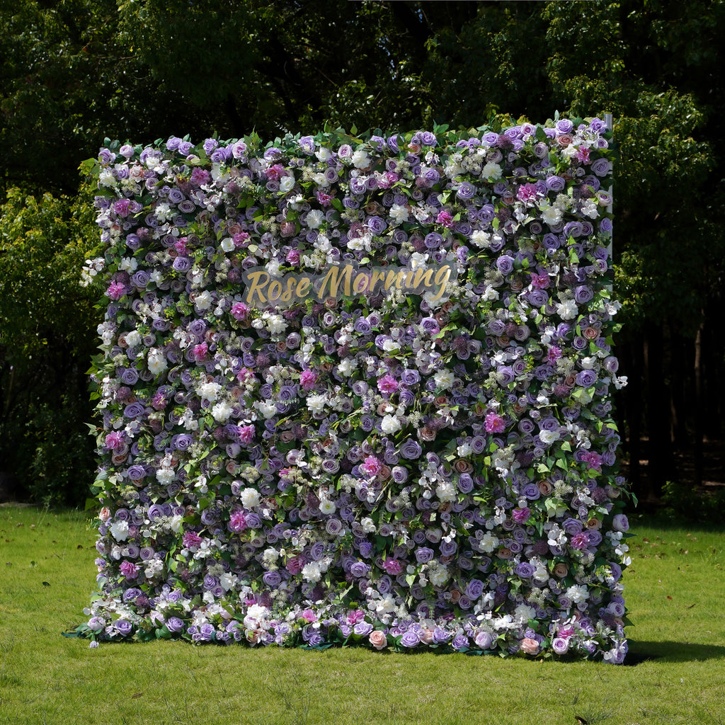 Isabella: 7D 2023 New Fabric Artificial rolling up curtain flower wall