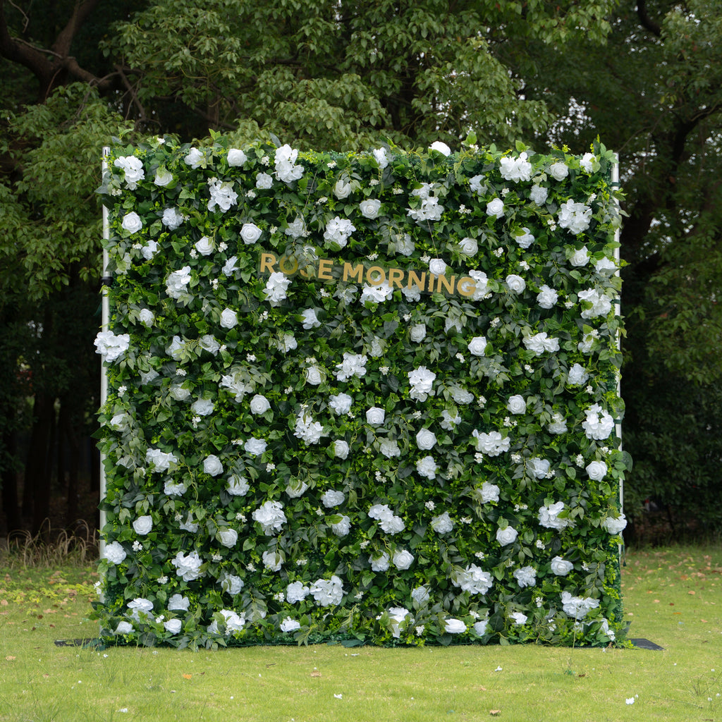 Jane Plus：3D Upgraded High-class Jane wall Fabric Artificial rolling up curtain flower wall