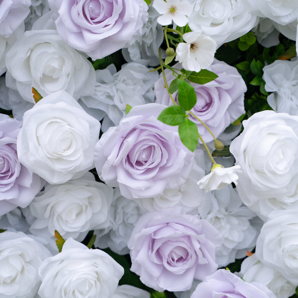 Jazlynn：3D Fabric Artificial rolling up curtain flower wall