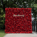 Jennifer：5D Fabric Artificial rolling up curtain flower wall