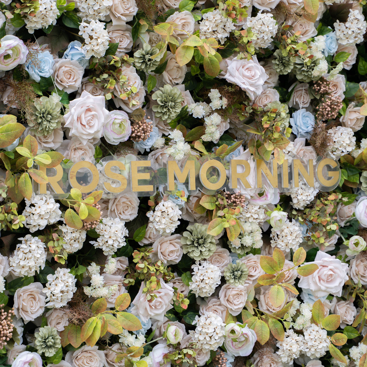 July：5D Fabric Artificial rolling up curtain flower wall (Ready to ship-Only USA)
