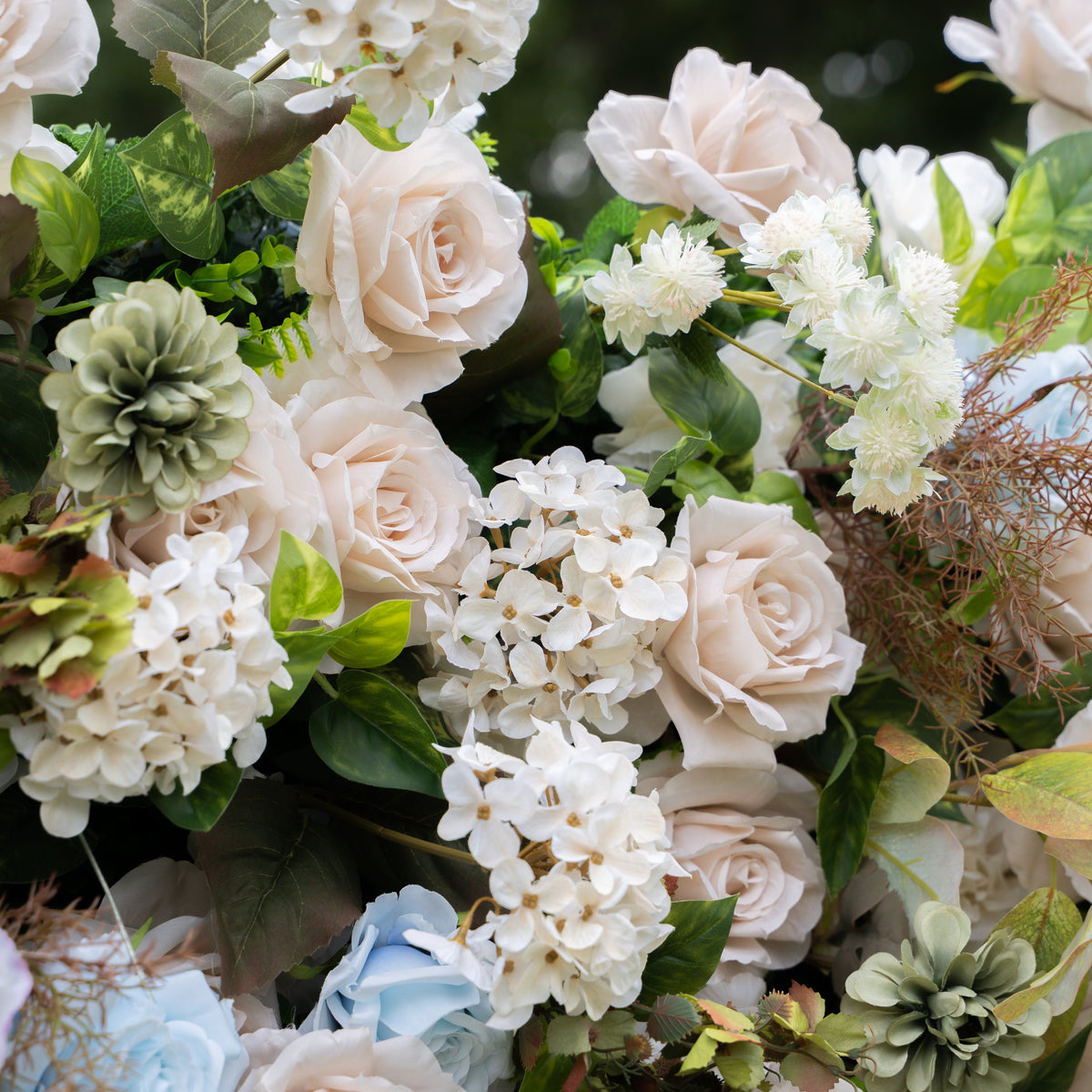 July：5D Fabric Artificial rolling up curtain flower wall (Ready to ship-Only USA)