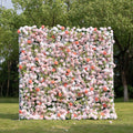 Kaisley：5D Fabric Artificial rolling up curtain flower wall