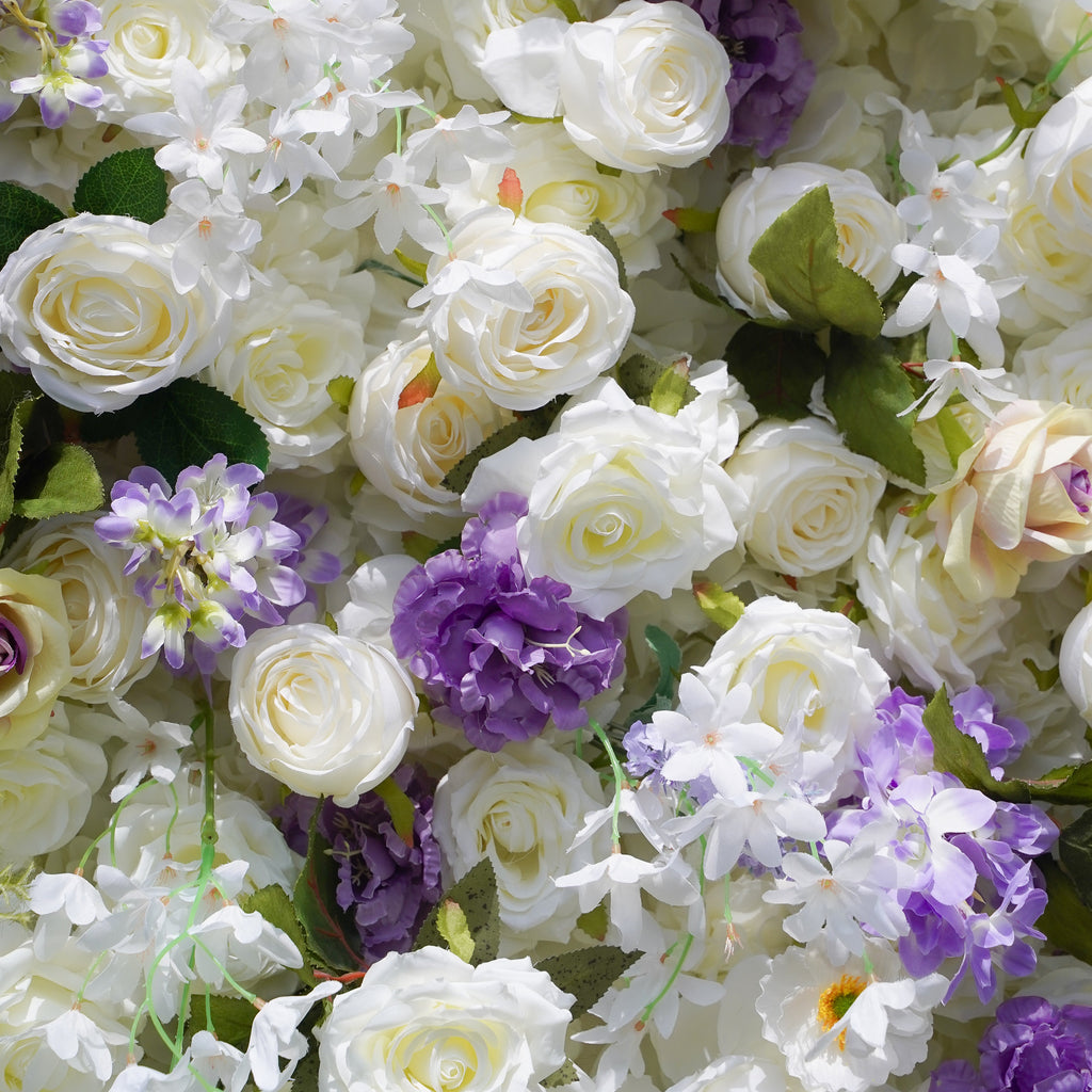 Lilianne：7D Fabric Artificial rolling up curtain flower wall