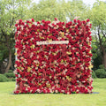 litchi：5D Fabric Artificial zip up curtain flower wall + Free Flower Stand(Ready to ship-Only USA)