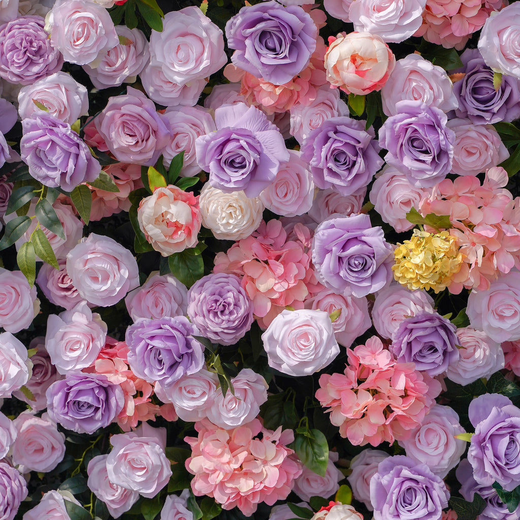 Lotte - 5D Fabric Roll Up Flower Wall for Gender Reveal Baby Shower Party Backdrop