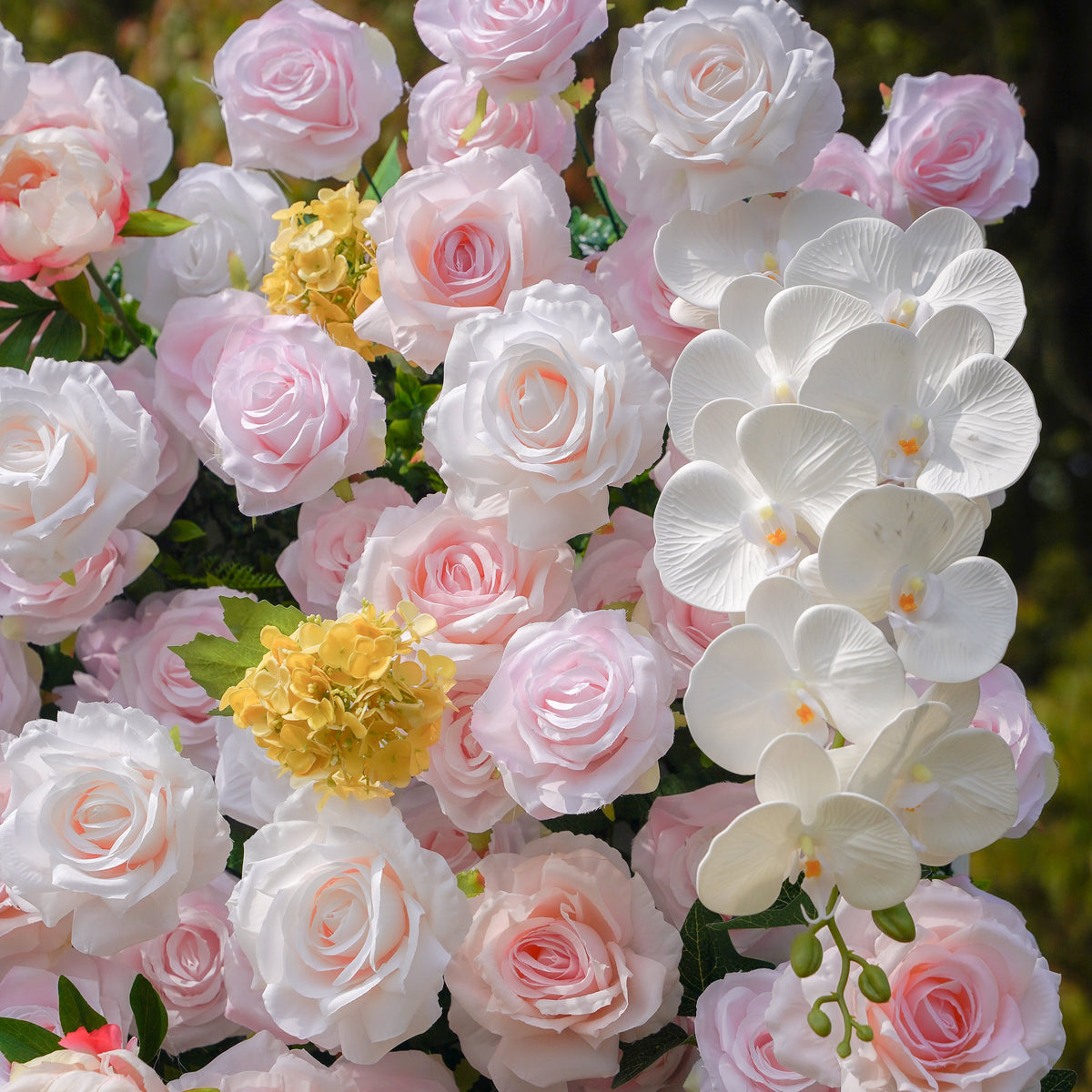 Lotte - 5D Fabric Roll Up Flower Wall for Gender Reveal Baby Shower Party Backdrop