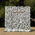 Love：4D Fabric Artificial zip up curtain flower wall 8ft*8ft