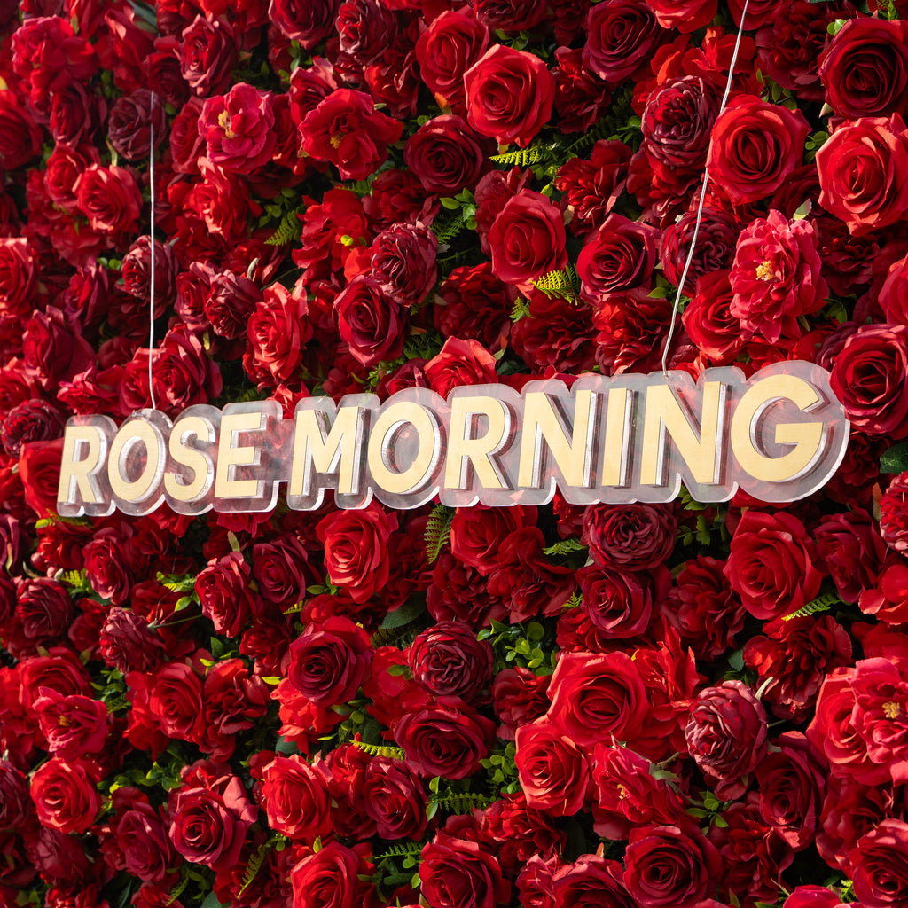 Luna 3D Layered Flower Wall - Luxury Silk Rolling Backdrop