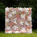 Matilda：7D Fabric Artificial rolling up curtain flower wall