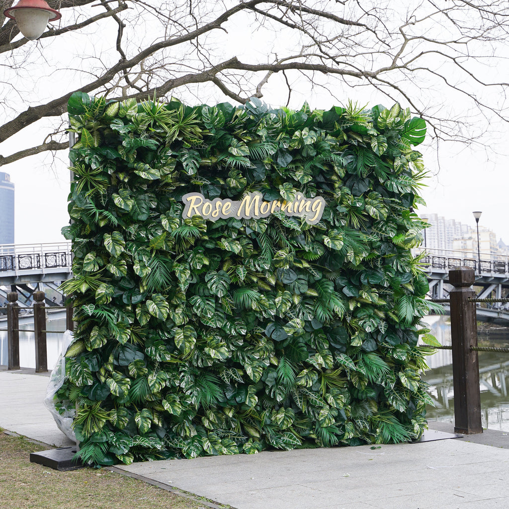 Meet：5D 2023 Fabric Artificial rolling up curtain flower wall