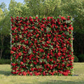 Luisa: 3D Fabric Backdrop Artificial rolling up flower wall