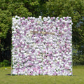 Millie：3D Fabric Artificial rolling up curtain flower wall