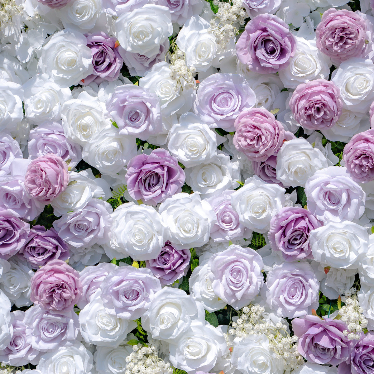 Millie：3D Fabric Artificial rolling up curtain flower wall
