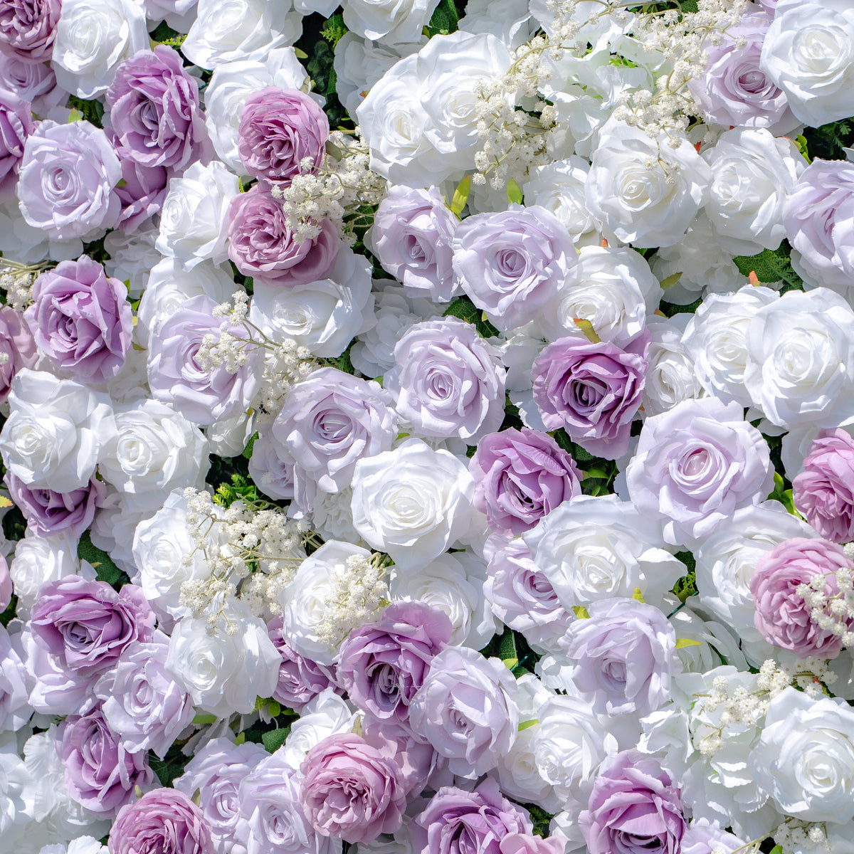 Millie：3D Fabric Artificial rolling up curtain flower wall