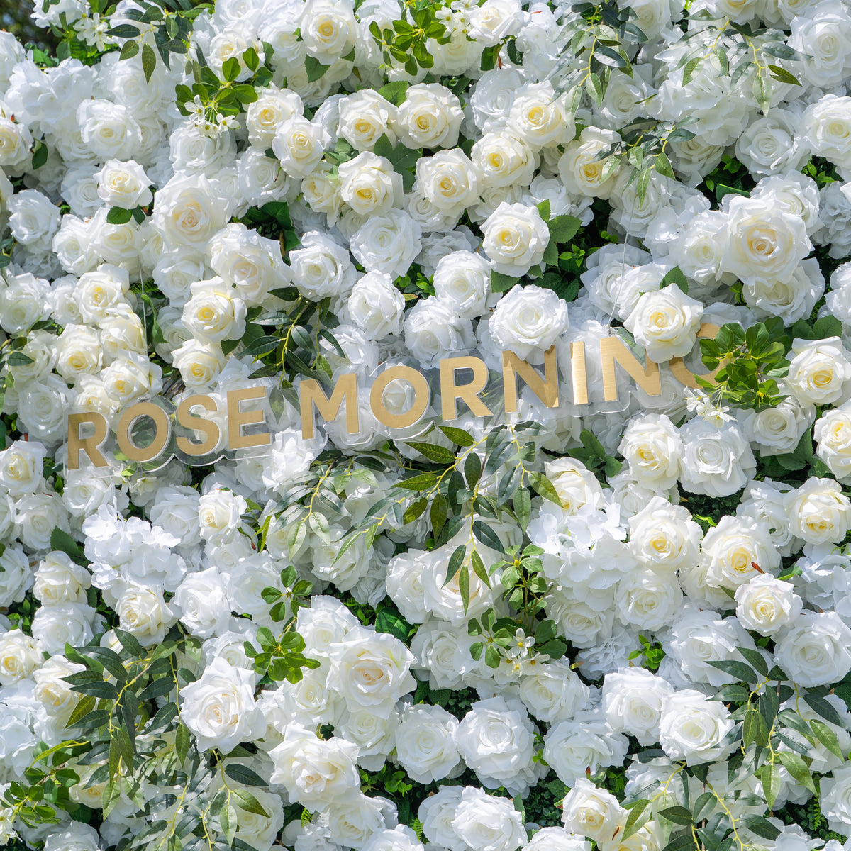 Moonlight：3D Fabric Artificial rolling up curtain flower wall